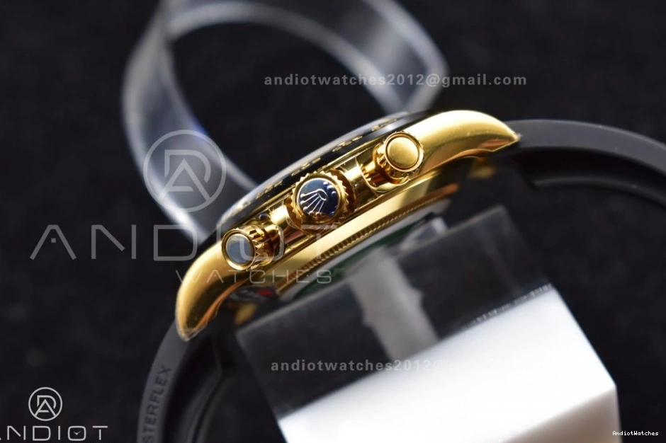 Oysterflex AllSeason Strap V Dial Edition Daytona Black 769 Diamonds SA4130 BTF Best On Rubber 116518 1:1 0205